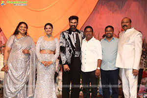 Bellamkonda Sreenivas and Kavya Reddy's Wedding Reception