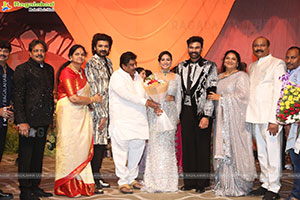 Bellamkonda Sreenivas and Kavya Reddy's Wedding Reception