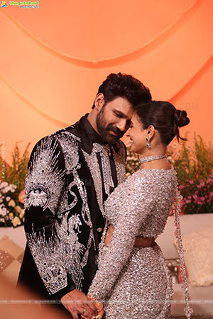 Bellamkonda Sreenivas and Kavya Reddy's Wedding Reception