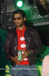 Allu Arjun at 7up Promotional Event in Hyderabad