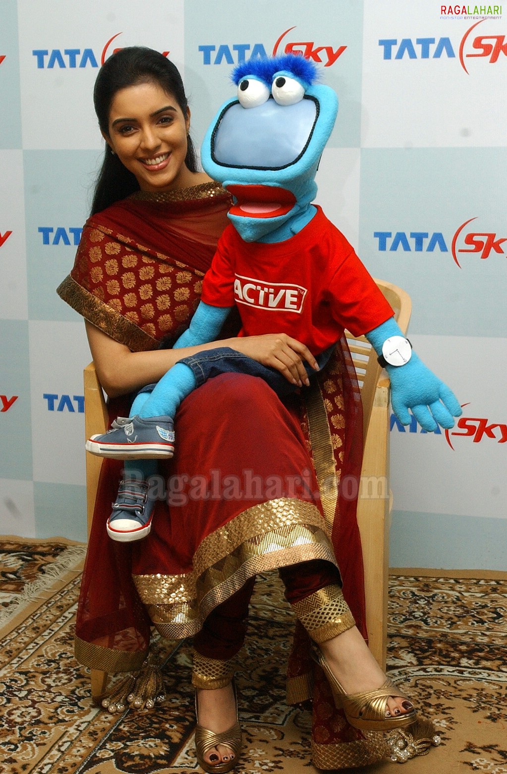 Asin at Tata Sky Promotional Event in Hyderabad