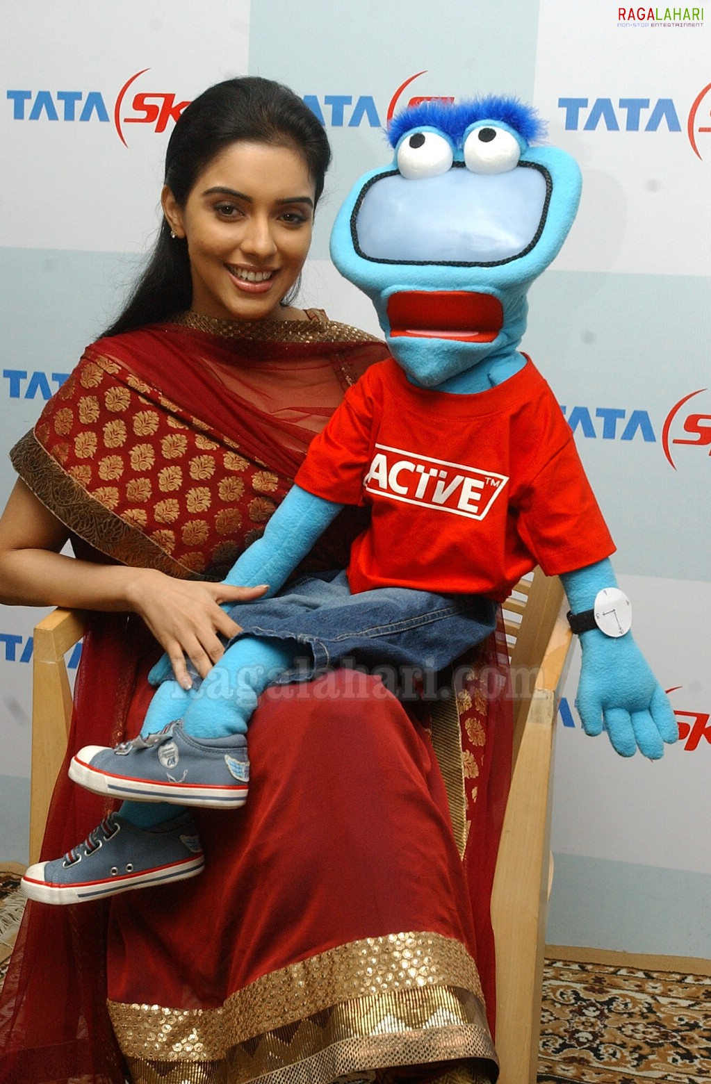 Asin at Tata Sky Promotional Event in Hyderabad