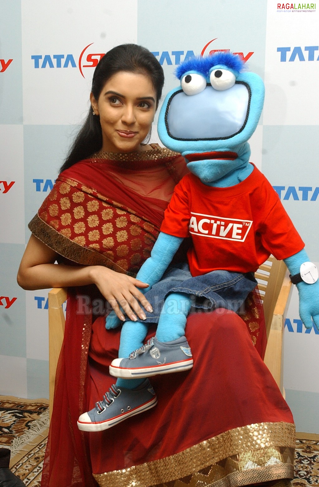 Asin at Tata Sky Promotional Event in Hyderabad