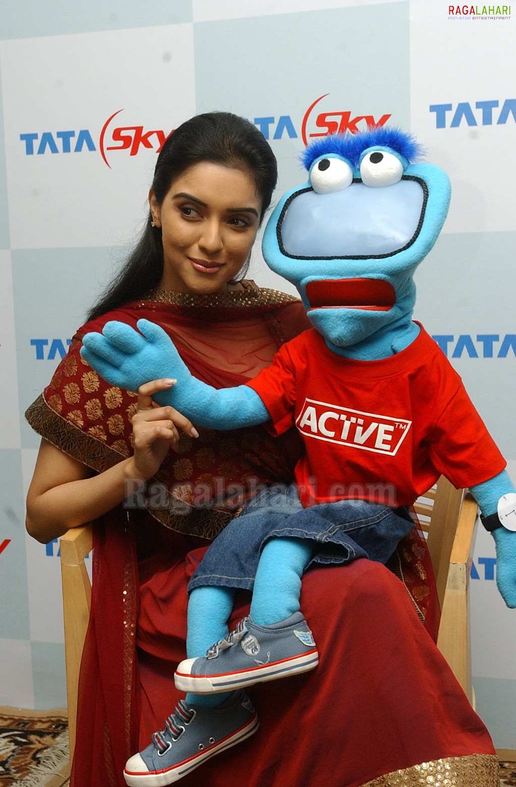 Asin at Tata Sky Promotional Event in Hyderabad