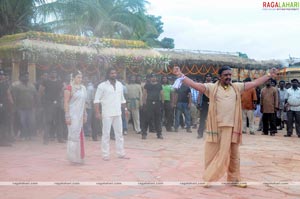 Seetaramula Kalyanam on the Sets