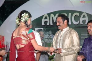 Balakrishna, Ramojirao Launches Ambica's Aroma Agarbathi