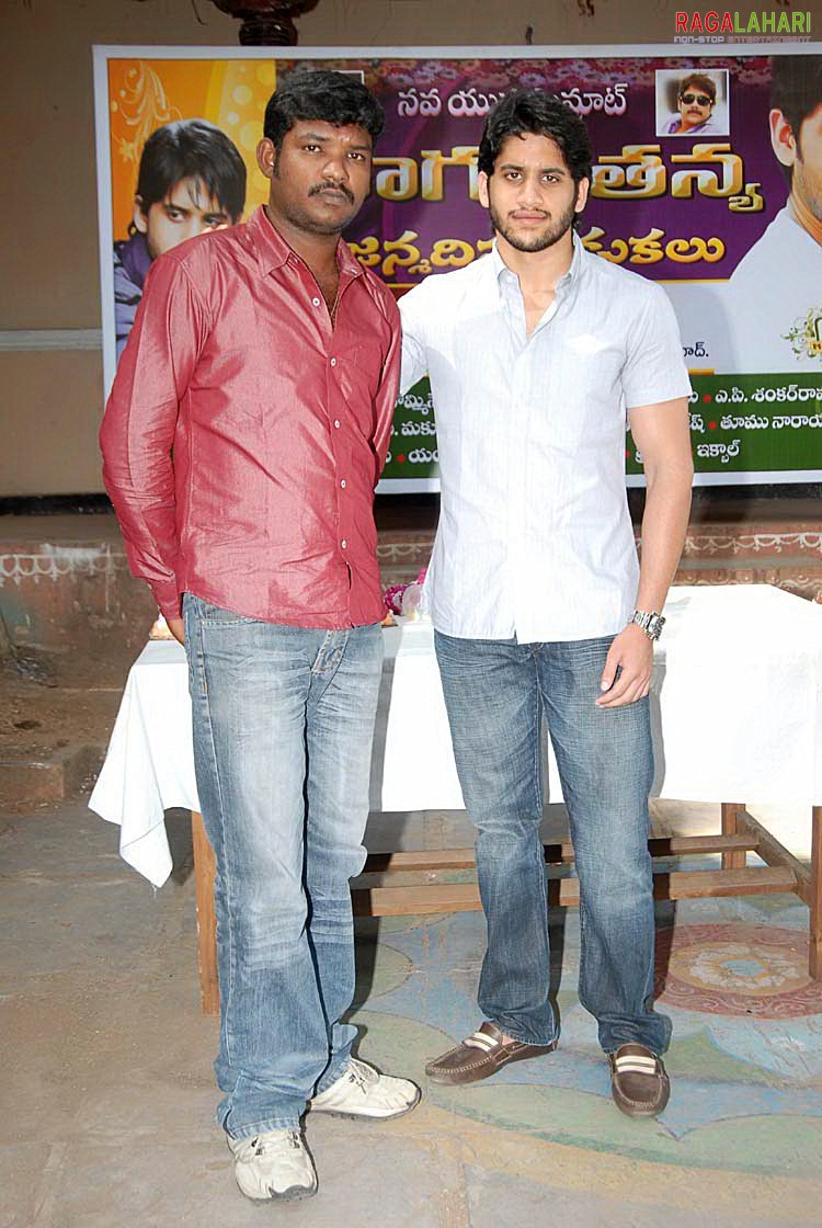 Naga Chaitanya Birthday Celebrations 2010