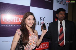 Manjari Fadnis Launches Onida KY Thunder007 Mobile in Hyderabad