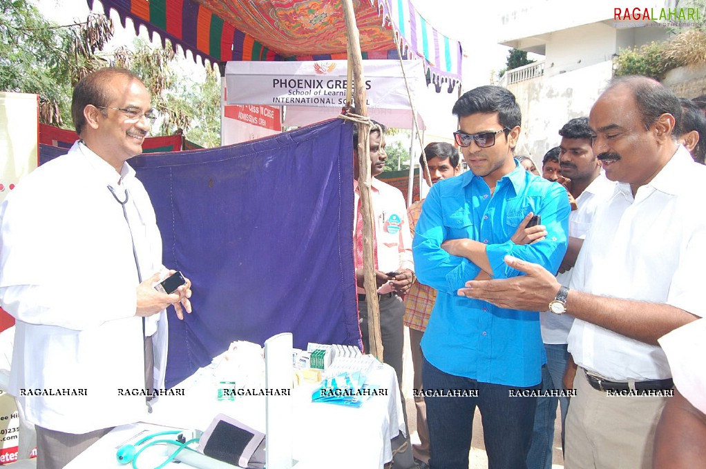 Charan Inaugurates Free Diabetic & Exhibition Center