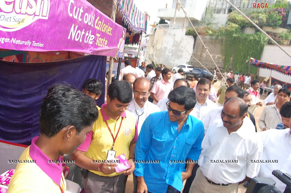 Charan Inaugurates Free Diabetic & Exhibition Center