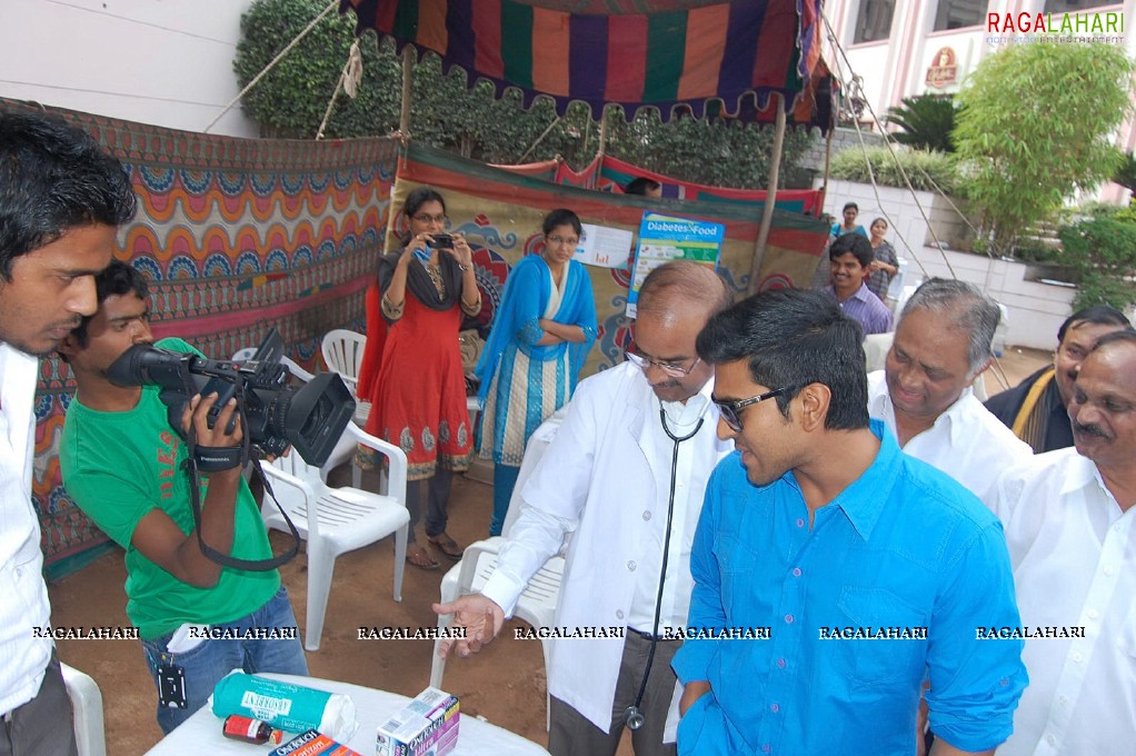 Charan Inaugurates Free Diabetic & Exhibition Center