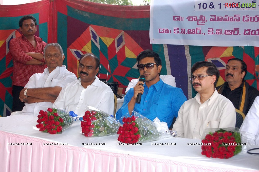 Charan Inaugurates Free Diabetic & Exhibition Center