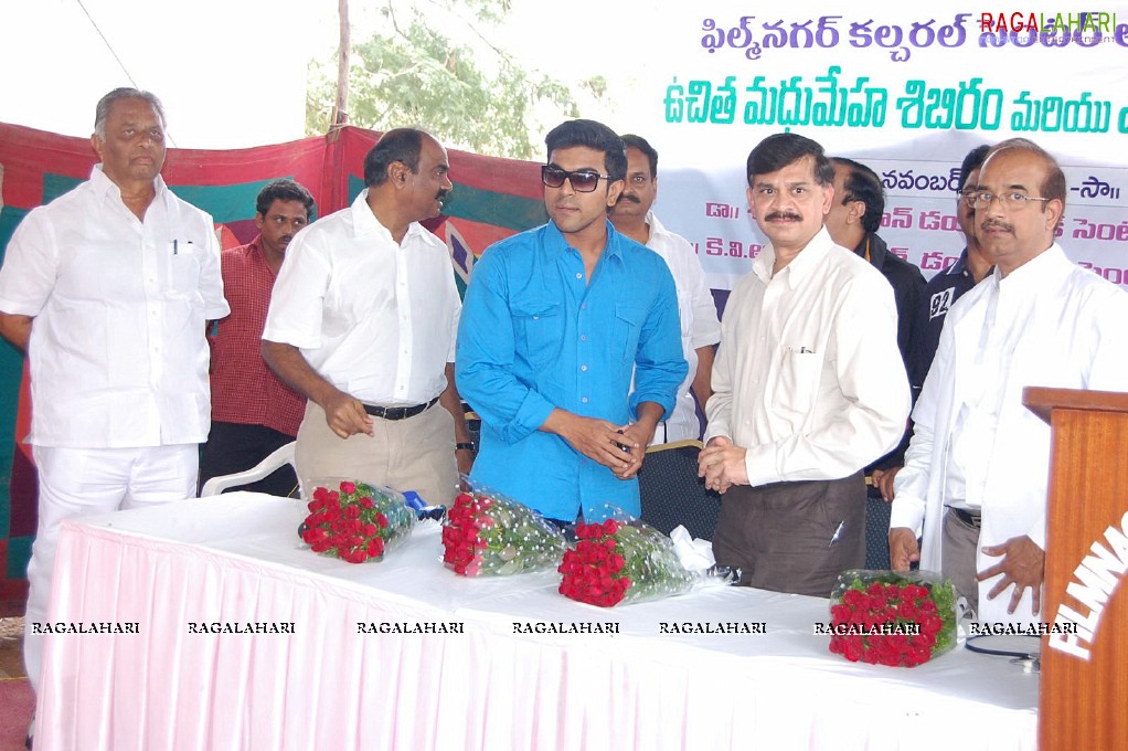 Charan Inaugurates Free Diabetic & Exhibition Center