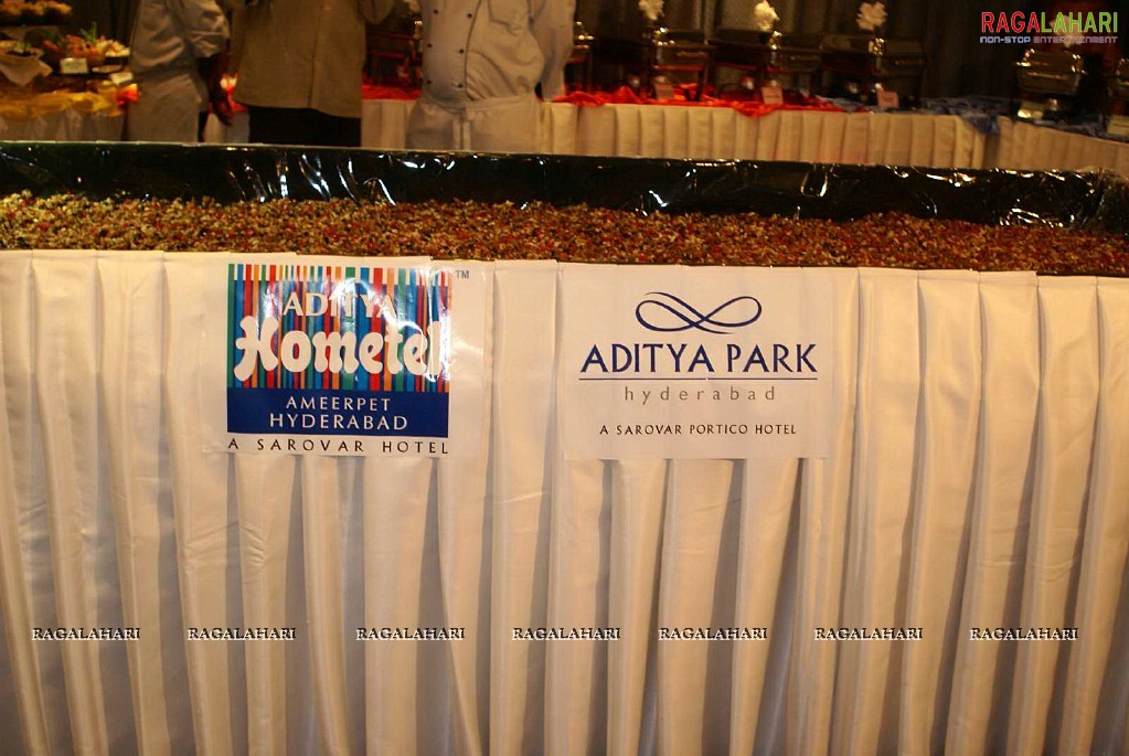 Cake Mixing Ceremony at Aditya Park, Hyd