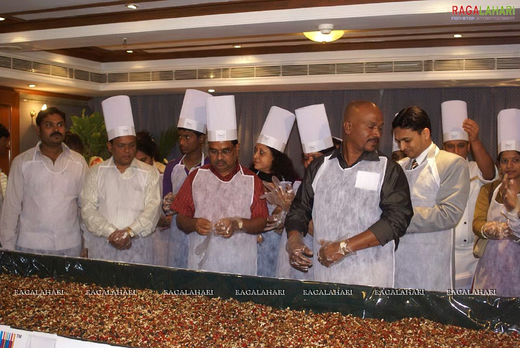 Cake Mixing Ceremony at Aditya Park, Hyd