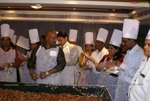 Cake Mixing at Aditya Park, Hyd