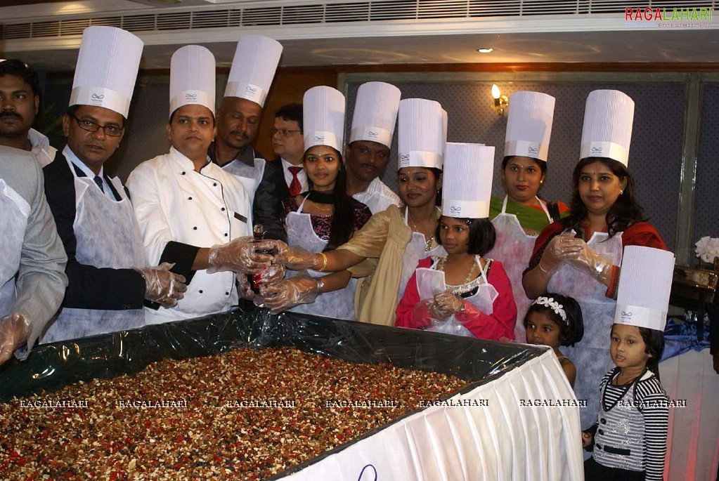 Cake Mixing Ceremony at Aditya Park, Hyd