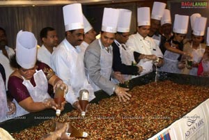 Cake Mixing at Aditya Park, Hyd