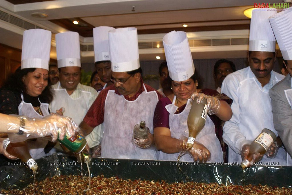 Cake Mixing Ceremony at Aditya Park, Hyd