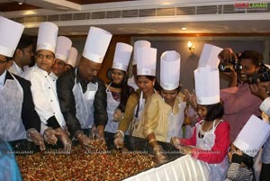 Cake Mixing at Aditya Park, Hyd