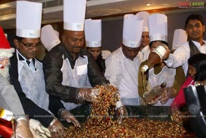 Cake Mixing at Aditya Park, Hyd