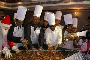 Cake Mixing at Aditya Park, Hyd