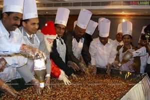 Cake Mixing at Aditya Park, Hyd