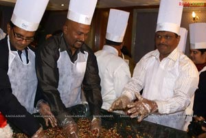 Cake Mixing at Aditya Park, Hyd