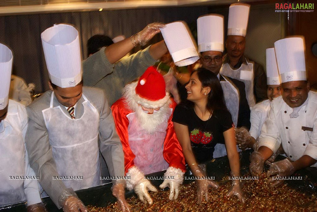 Cake Mixing Ceremony at Aditya Park, Hyd