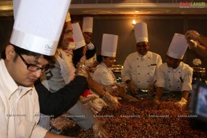 Cake Mixing at Aditya Park, Hyd