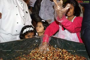 Cake Mixing at Aditya Park, Hyd