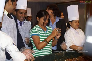 Cake Mixing at Aditya Park, Hyd