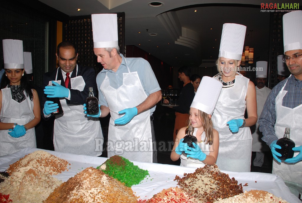 Cake Mixing Ceremony at Taj Deccan, Hyd