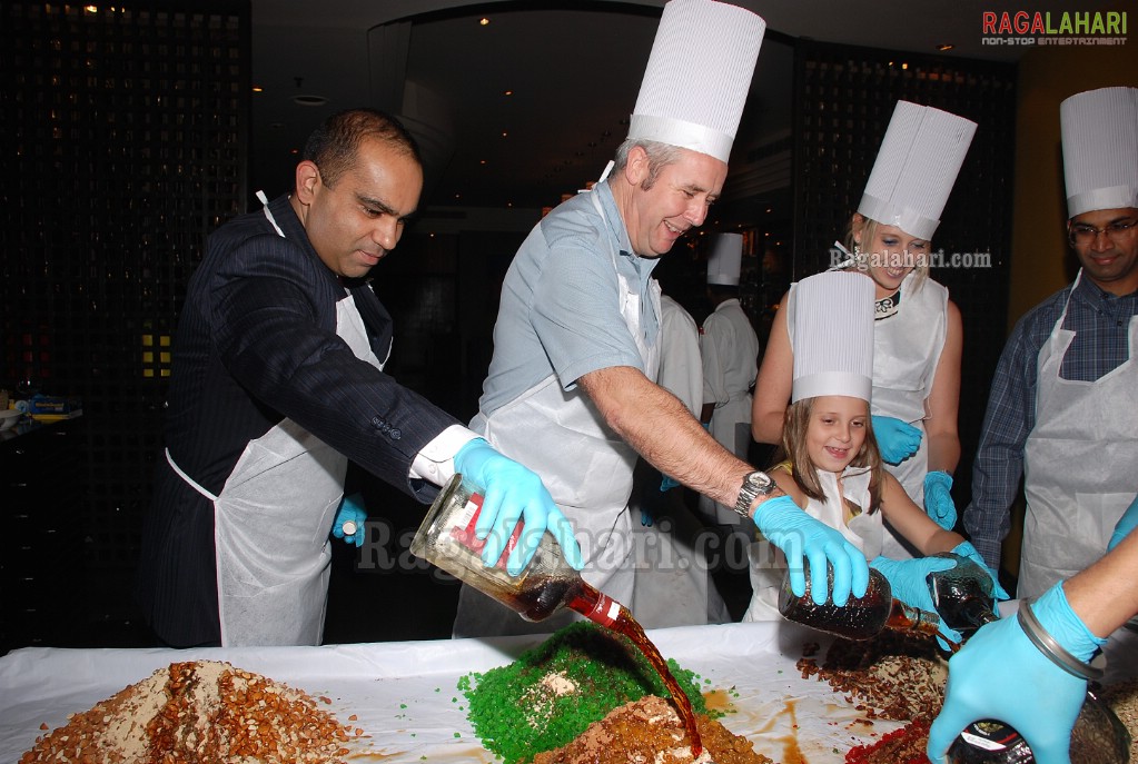 Cake Mixing Ceremony at Taj Deccan, Hyd