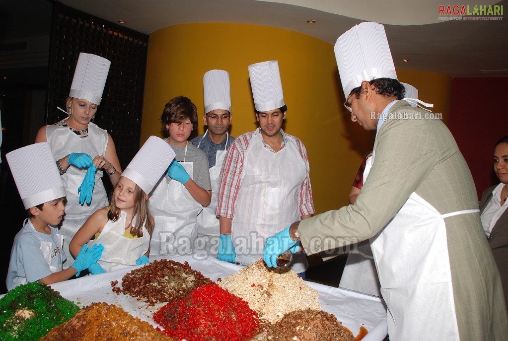Cake Mixing Ceremony at Taj Deccan, Hyd