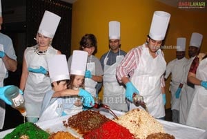 Cake Mixing at Taj Deccan