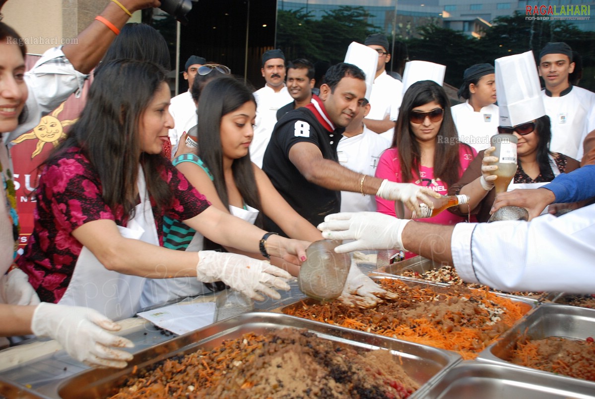 Cake Mixing Ceremony at 'The Westin', Hyd