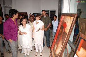 Silk Paintings Exhibition by Radha Reddy, Harsha Vohra & Sona Sachdev 