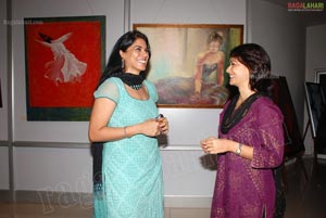Silk Paintings Exhibition by Radha Reddy, Harsha Vohra & Sona Sachdev 
