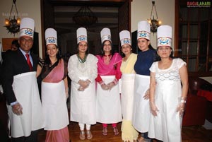 CM Kiran Kumar Reddy Wife Radhika Reddy at ITC Grand Kakatiya Cake Mixing