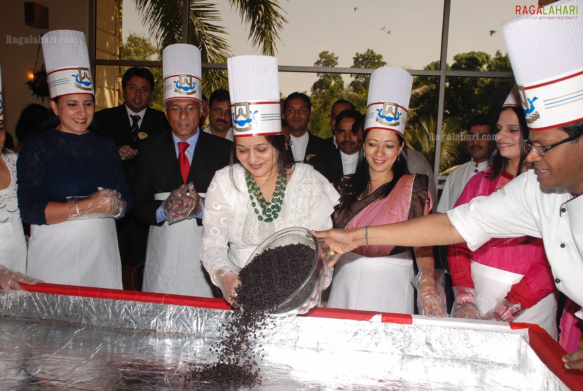 Traditional Cake Mixing Event at Marco Polo Bar - ITC Kakatiya