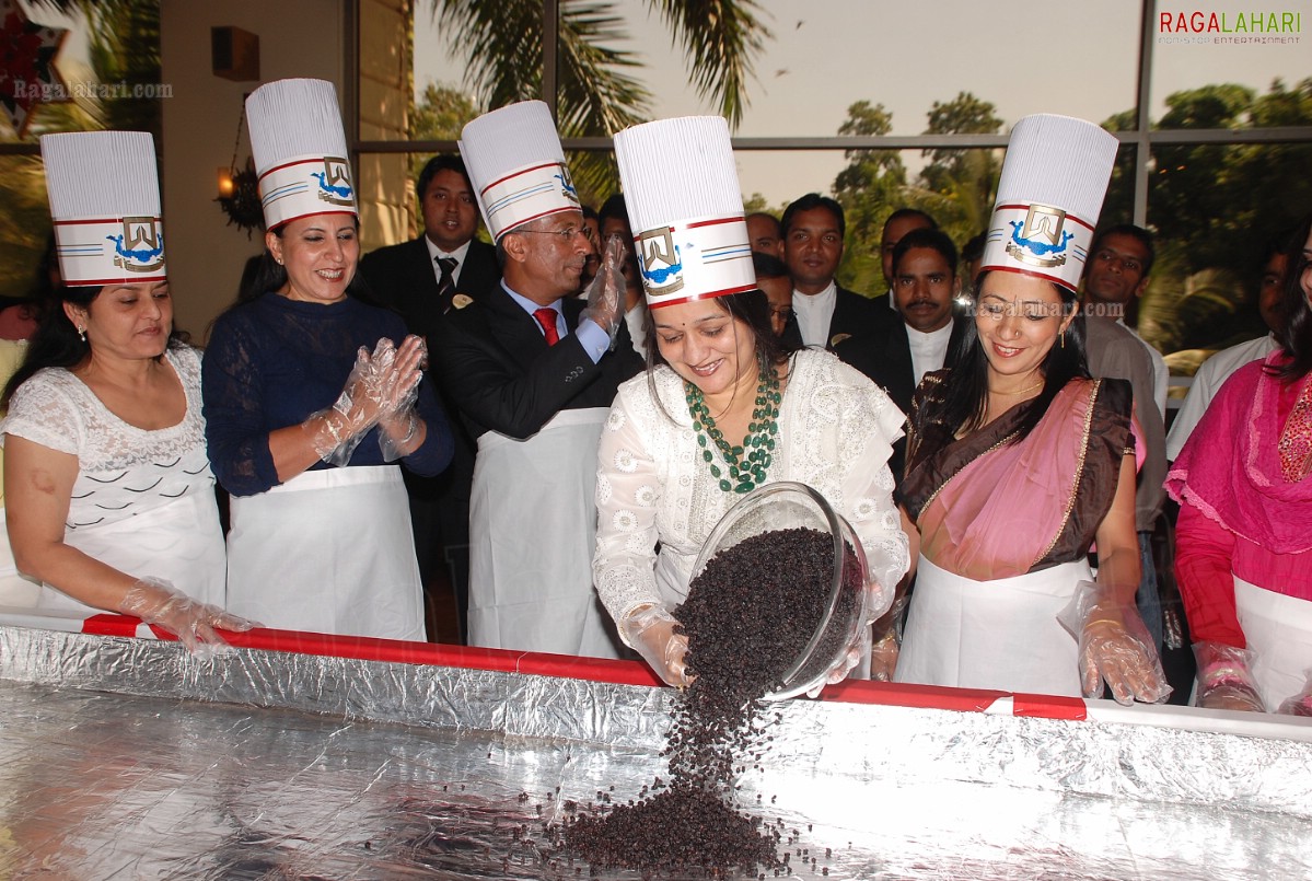 Traditional Cake Mixing Event at Marco Polo Bar - ITC Kakatiya