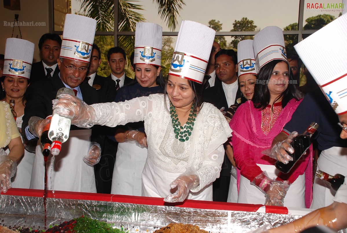 Traditional Cake Mixing Event at Marco Polo Bar - ITC Kakatiya