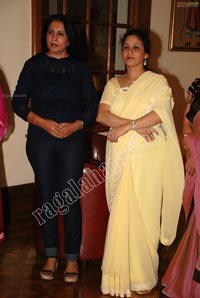 CM Kiran Kumar Reddy Wife Radhika Reddy at ITC Grand Kakatiya Cake Mixing