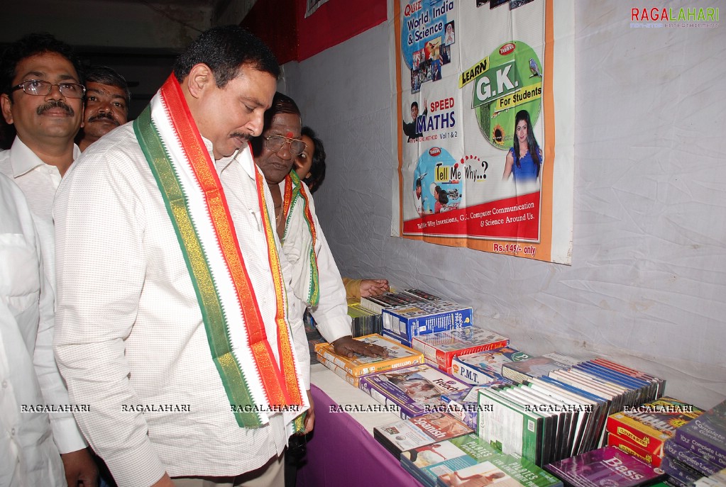 Minister Danam Nagender inaugurates Largest Exclusive Exhibition of Education CDs & DVDs