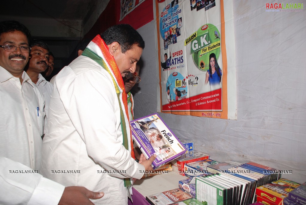 Minister Danam Nagender inaugurates Largest Exclusive Exhibition of Education CDs & DVDs