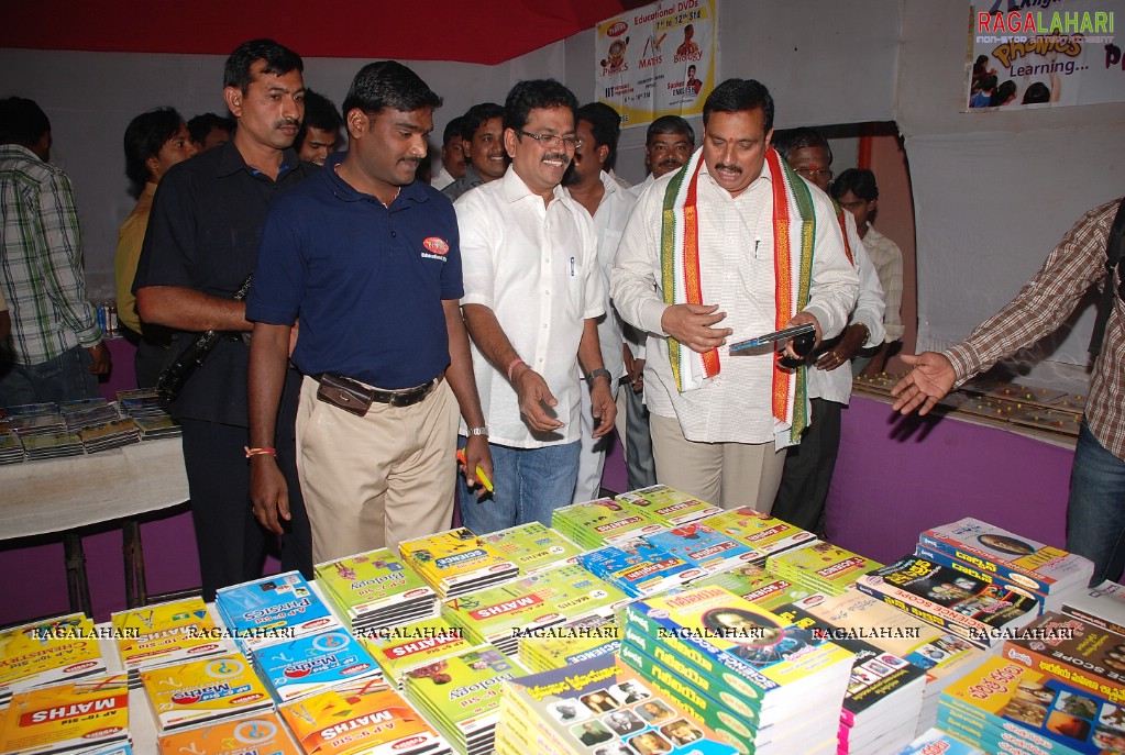 Minister Danam Nagender inaugurates Largest Exclusive Exhibition of Education CDs & DVDs