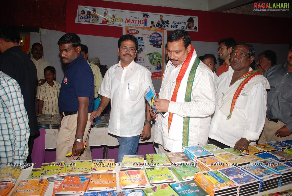 Minister Danam Nagender inaugurates Largest Exclusive Exhibition of Education CDs & DVDs