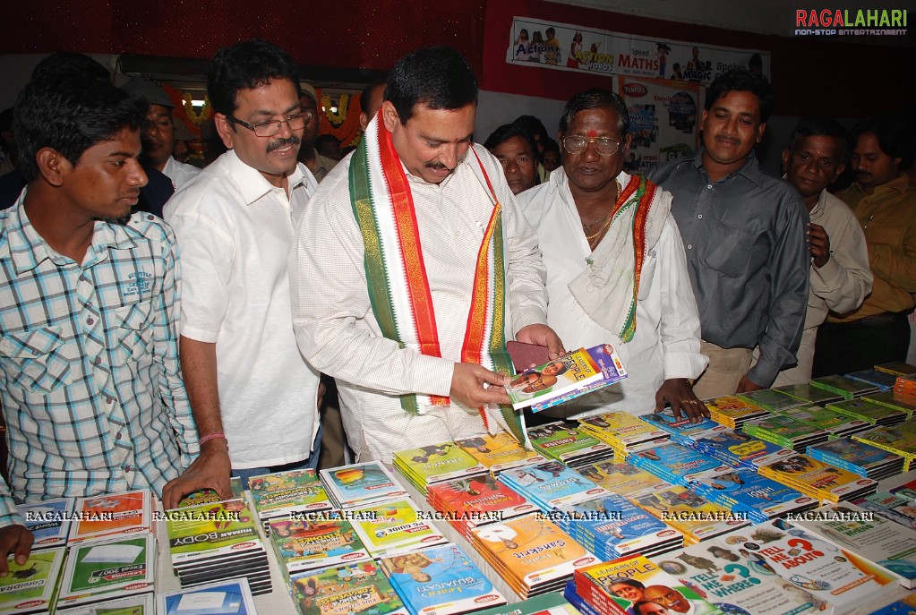 Minister Danam Nagender inaugurates Largest Exclusive Exhibition of Education CDs & DVDs