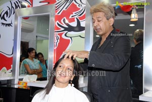 Jawed Habib Hair & Beauty Salon Launch at Rajbhavan Road